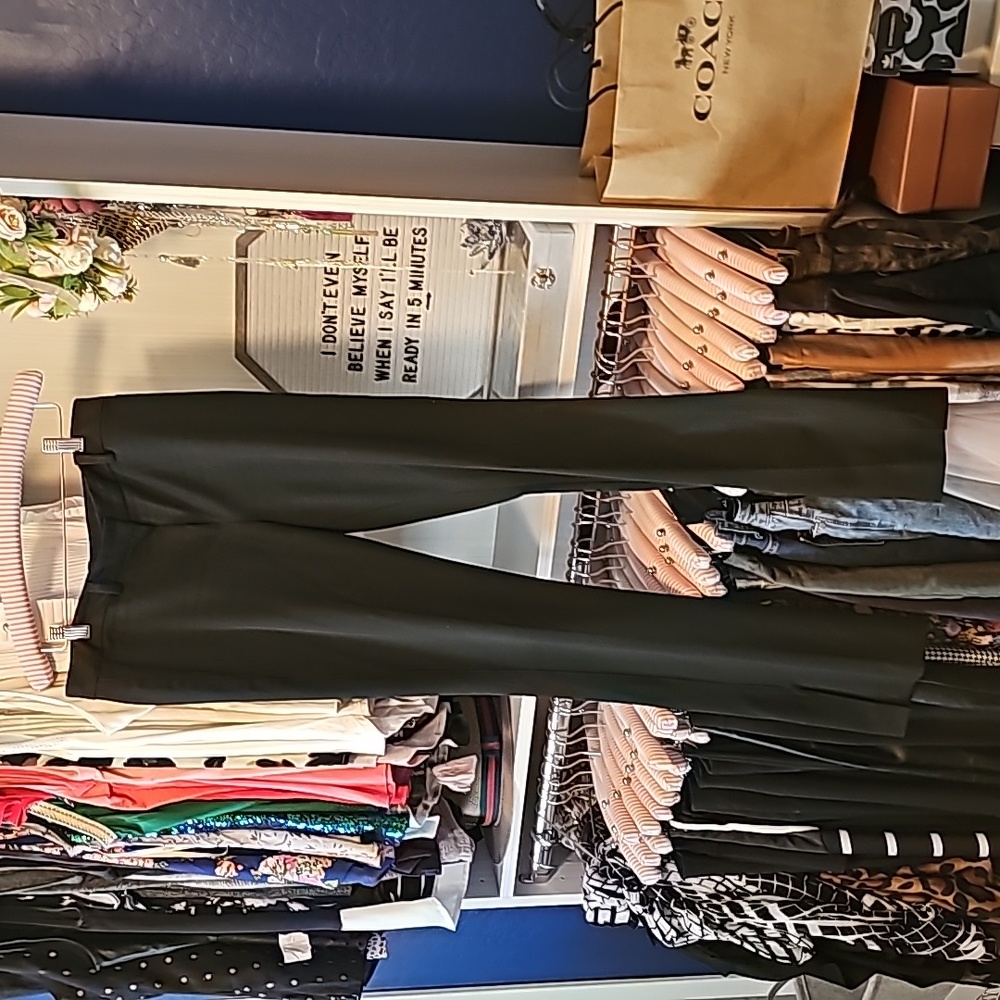 White House Black Market Slim trouser with slit accent - WORN ONCE